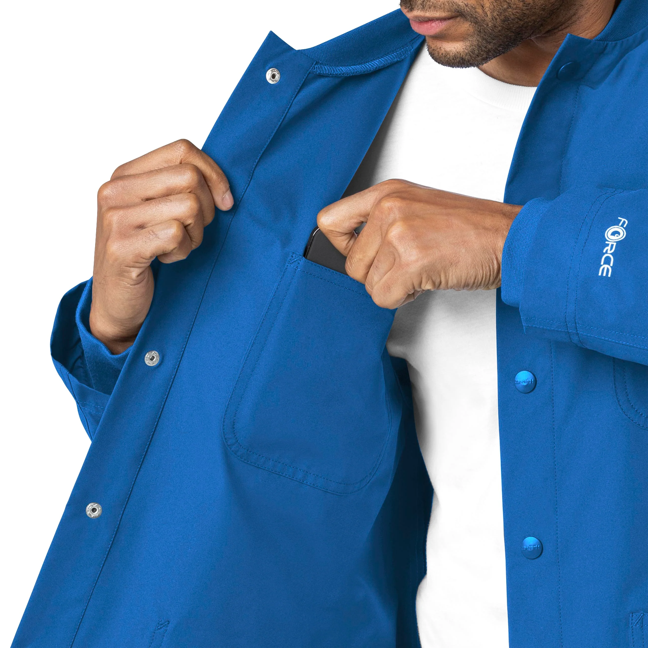 Carhartt Force Essentials Unisex Chore Coat - Royal - Image 12