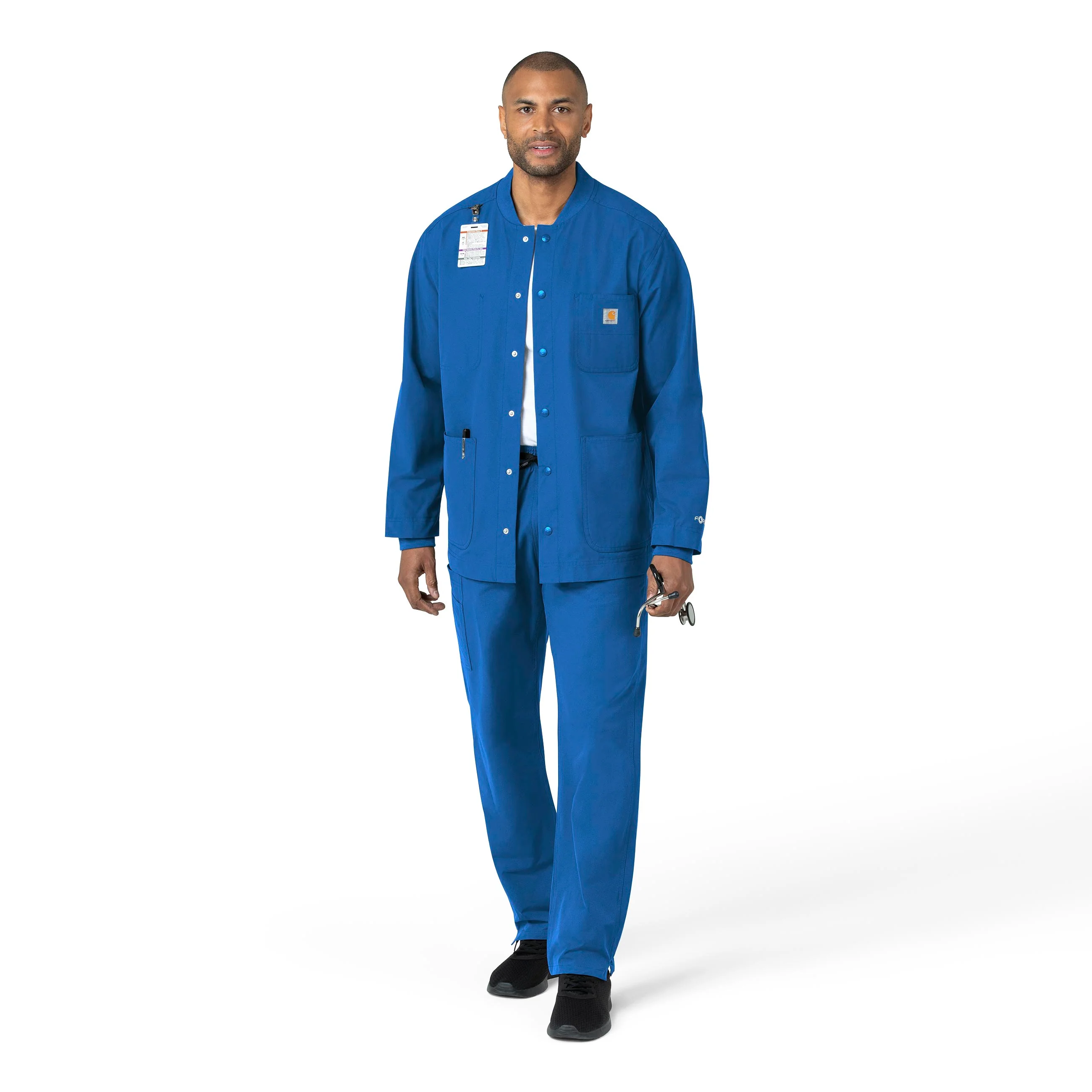 Carhartt Force Essentials Unisex Chore Coat - Royal - Image 6