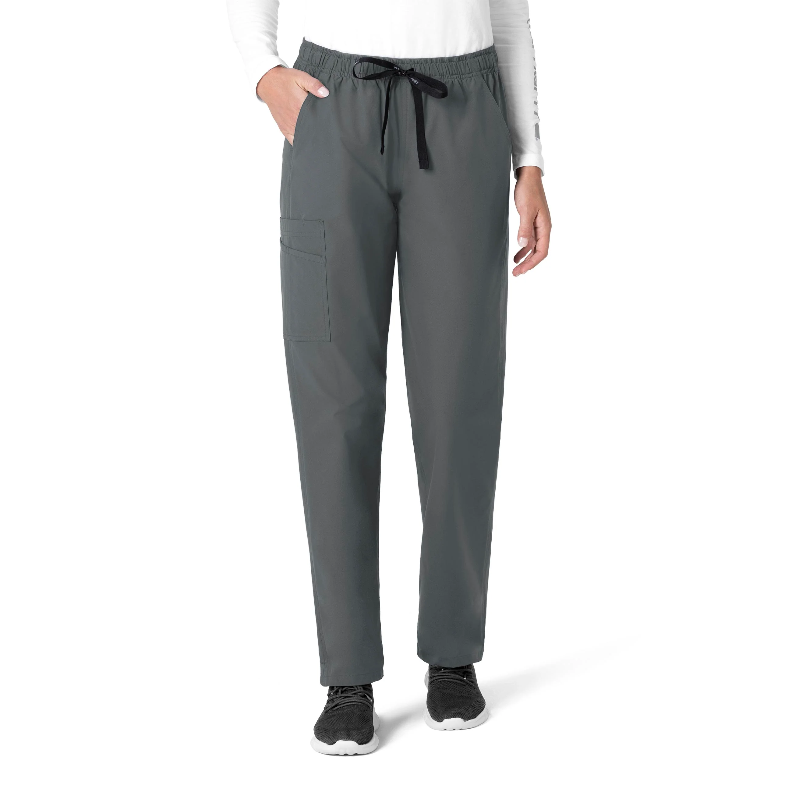 Carhartt Force Essentials Unisex Elastic Waist Cargo Scrub Pant - Pewter