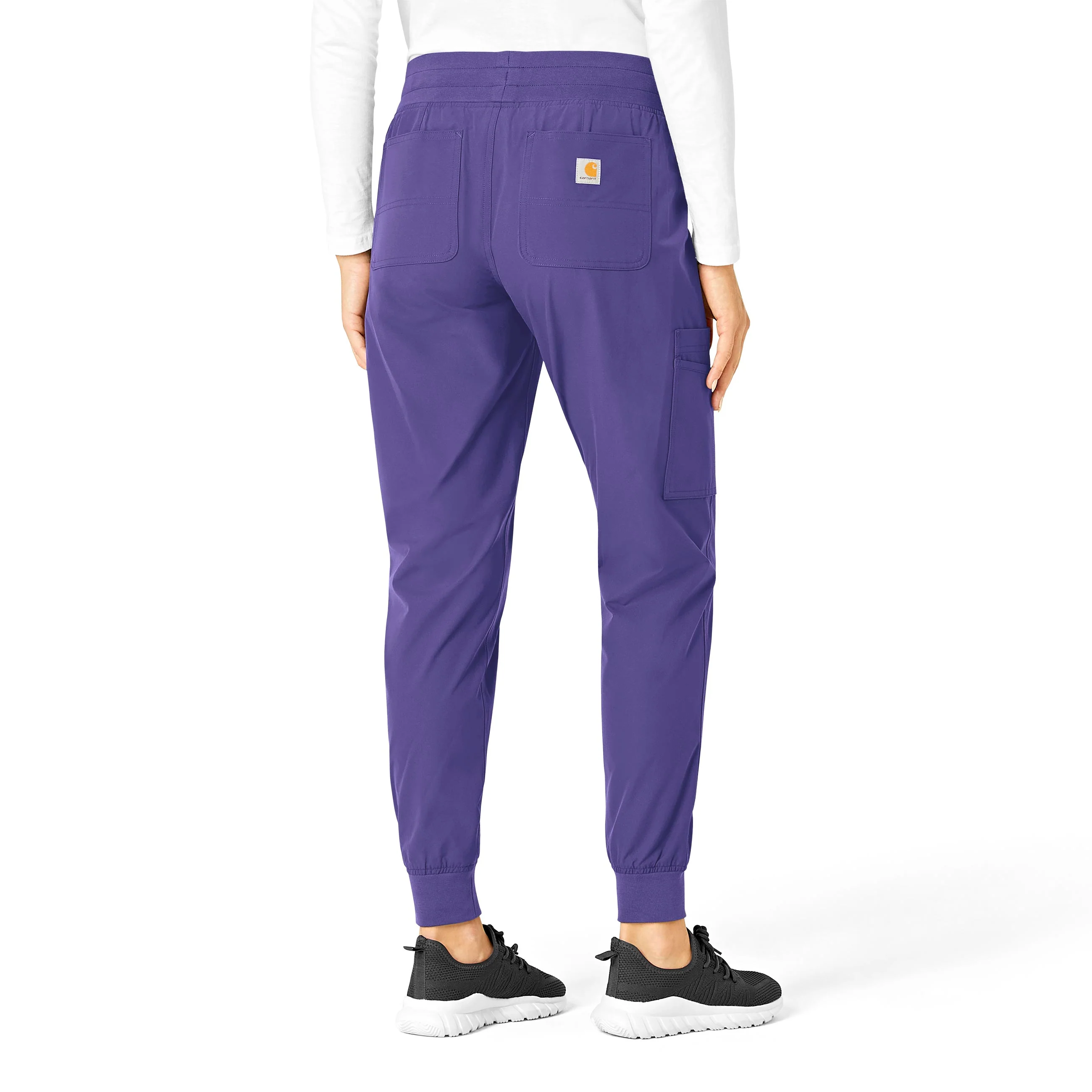 Carhartt Force Essentials Women's Jogger Scrub Pant - Grape - Image 2