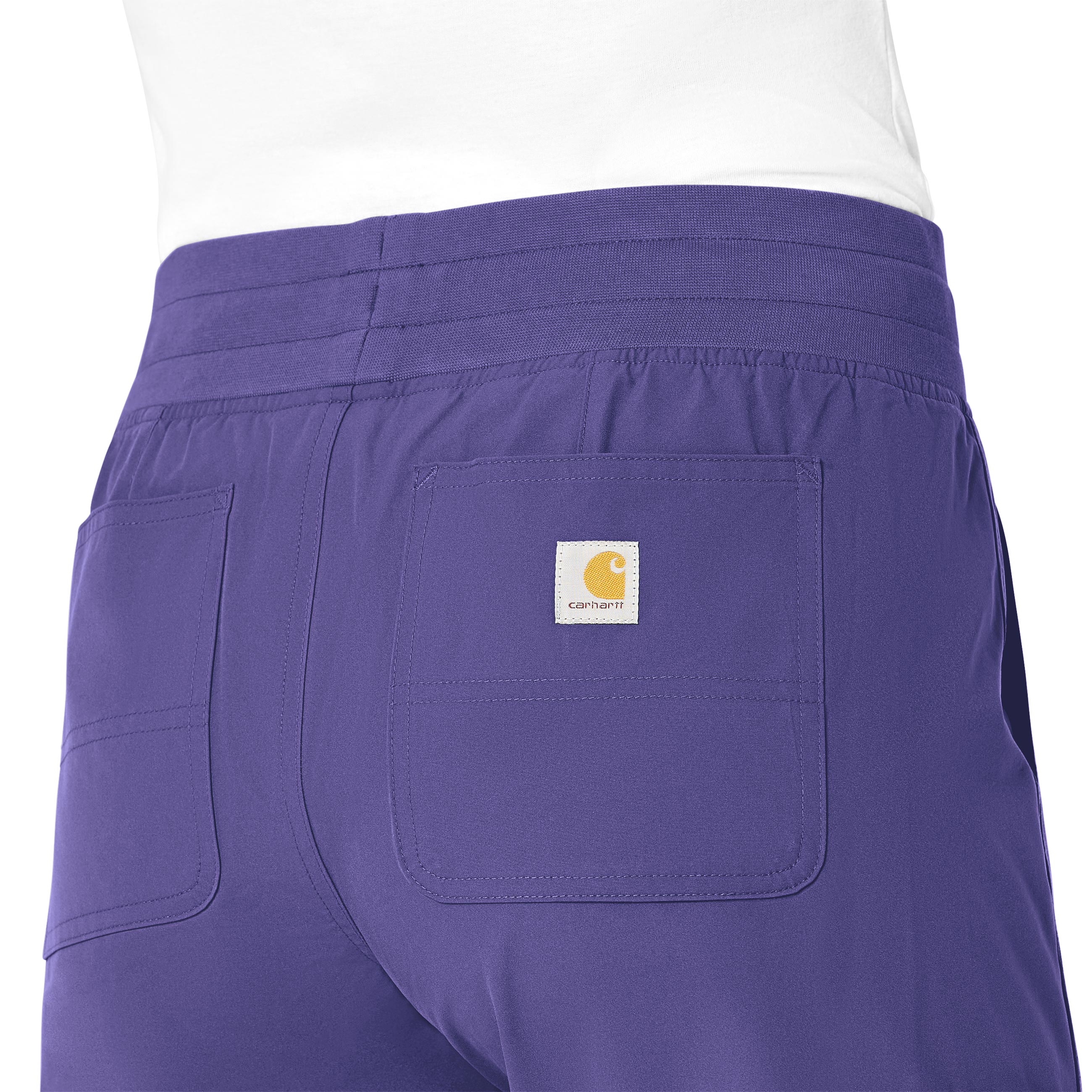 Carhartt Force Essentials Women's Jogger Scrub Pant - Grape - Image 6