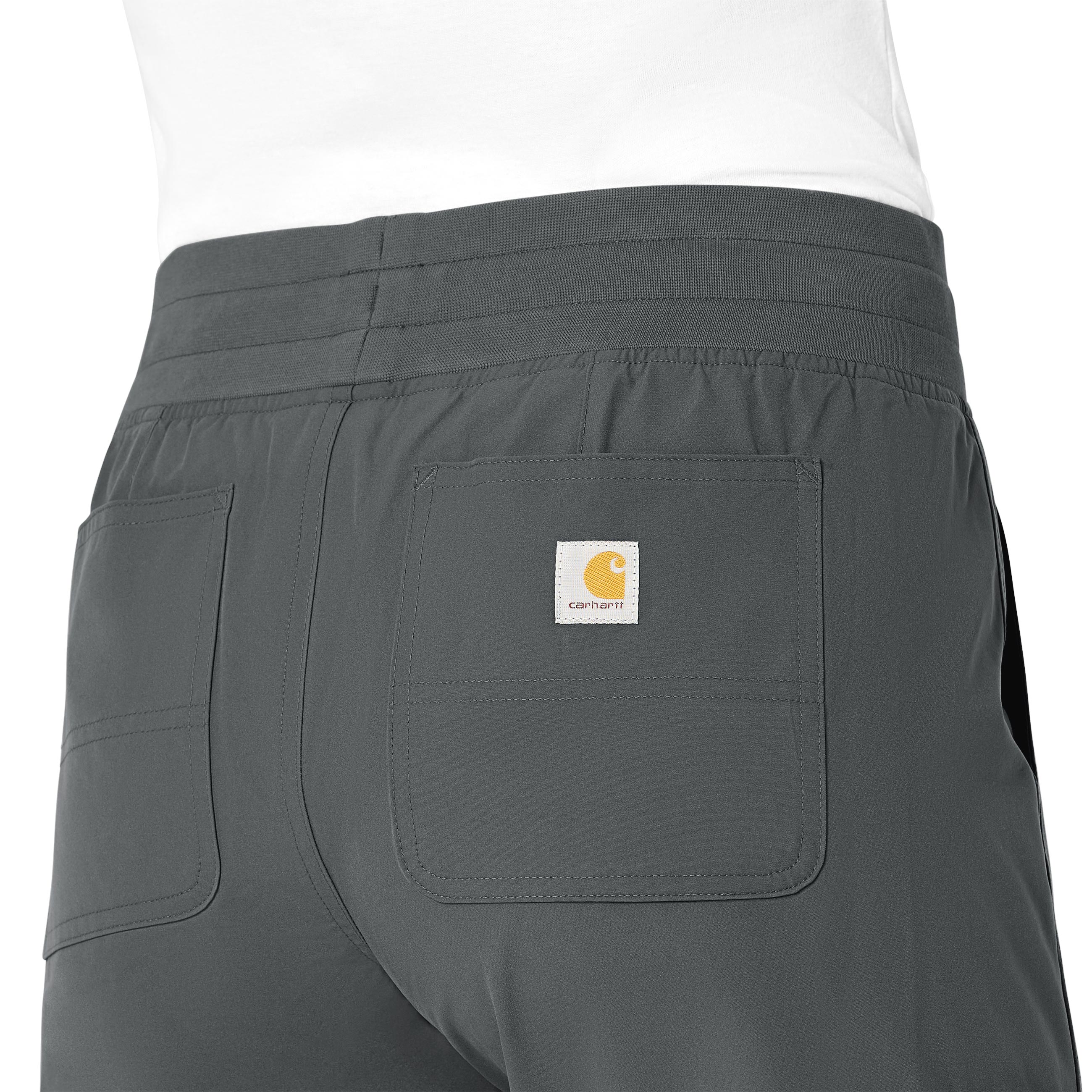 Carhartt Force Essentials Women's Jogger Scrub Pant - Pewter - Image 6