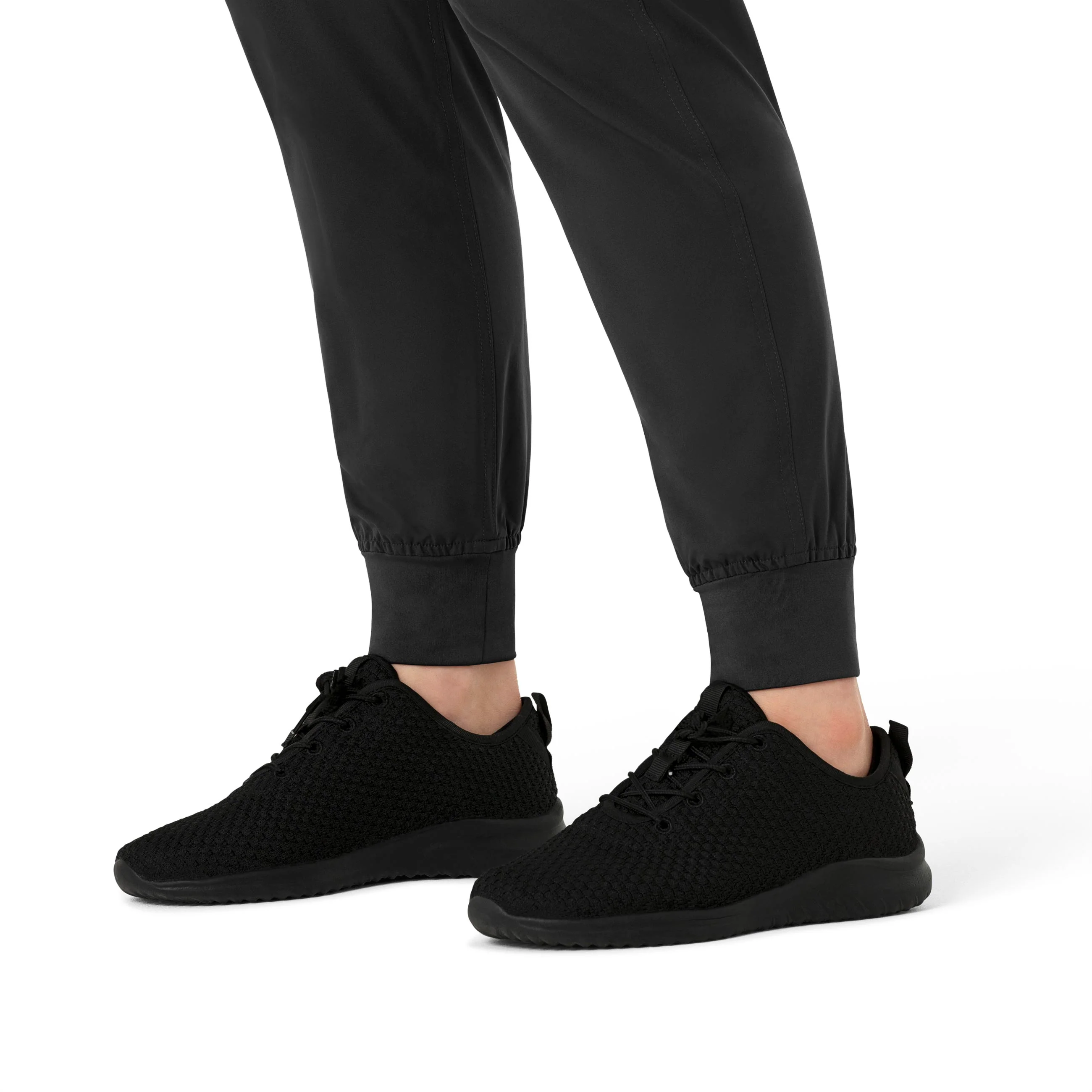 Carhartt Force Essentials Women's Maternity Jogger Scrub Pant - Black - Image 9