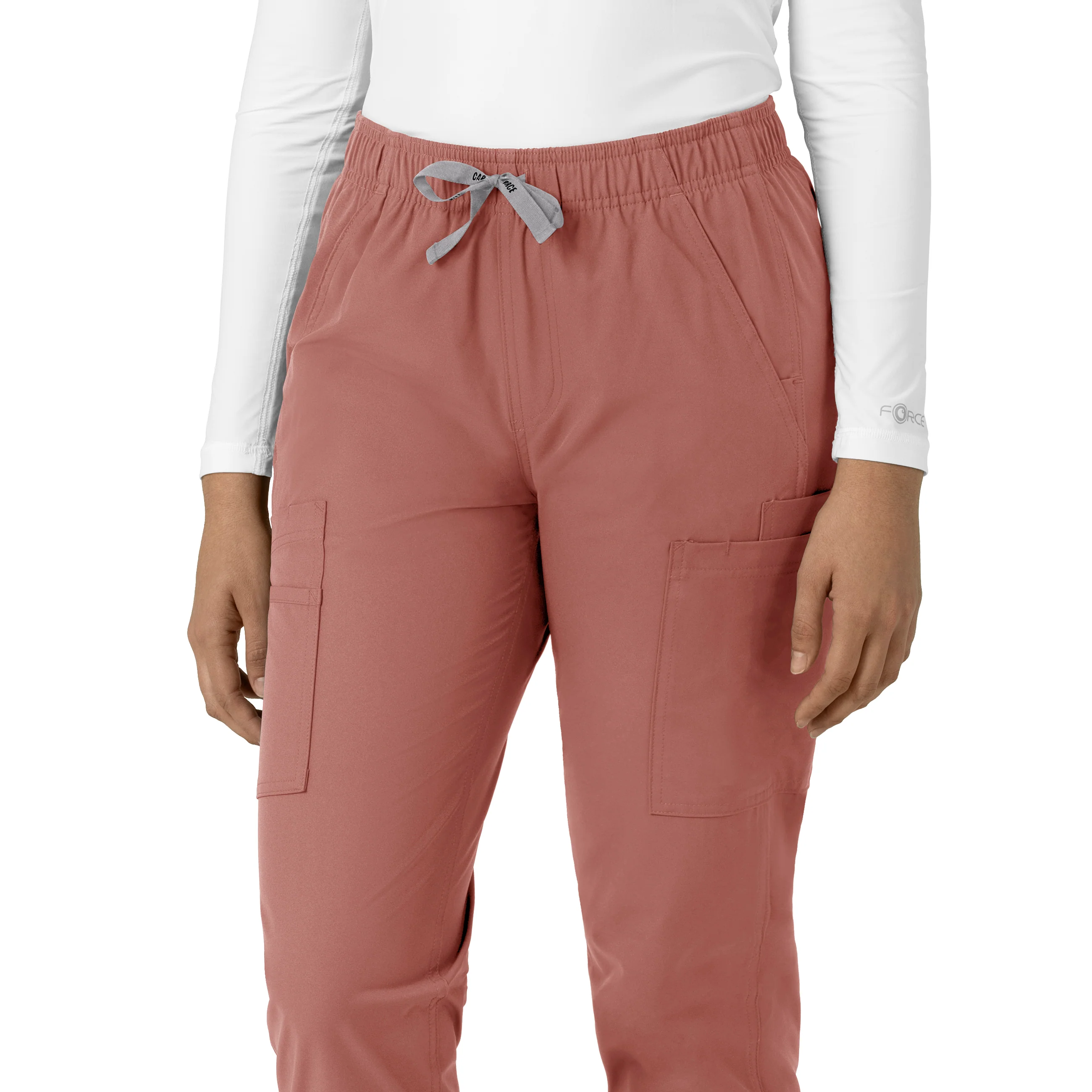 Carhartt Force Essentials Women's Straight Leg Scrub Pant - Wildrose - Image 8