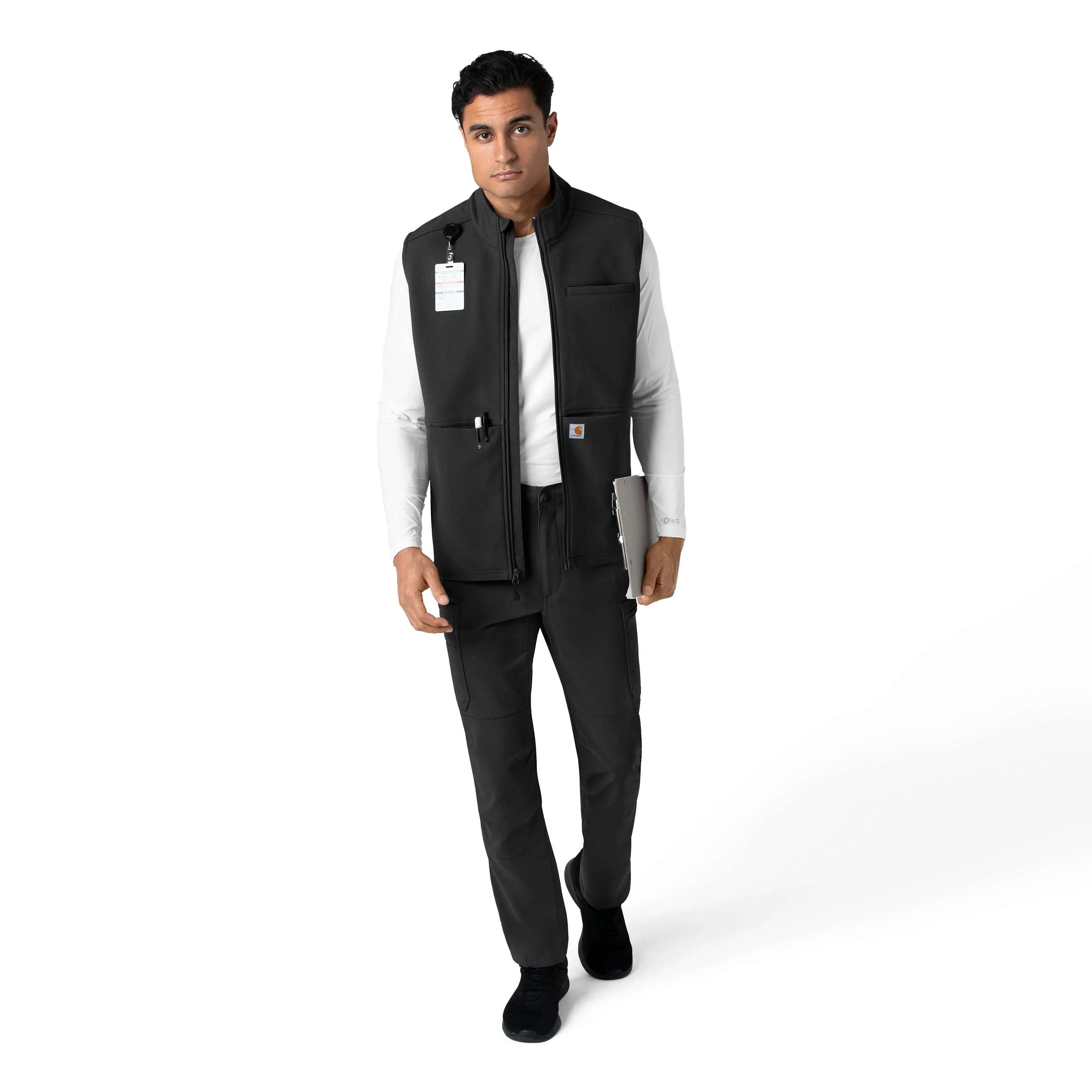 Carhartt Rugged Flex Men's Bonded Fleece Vest - Black - Image 3
