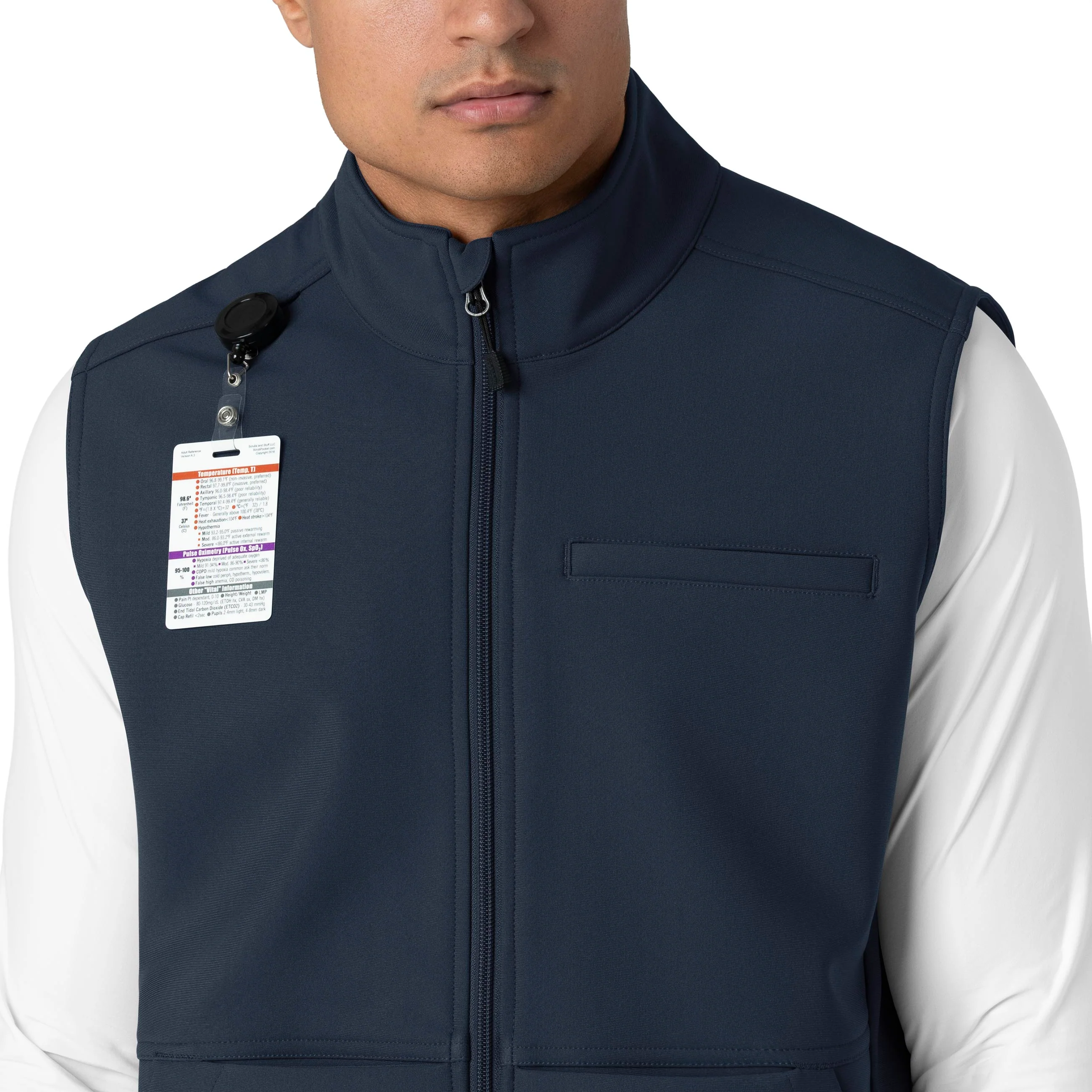 Carhartt Rugged Flex Men's Bonded Fleece Vest - Navy - Image 6