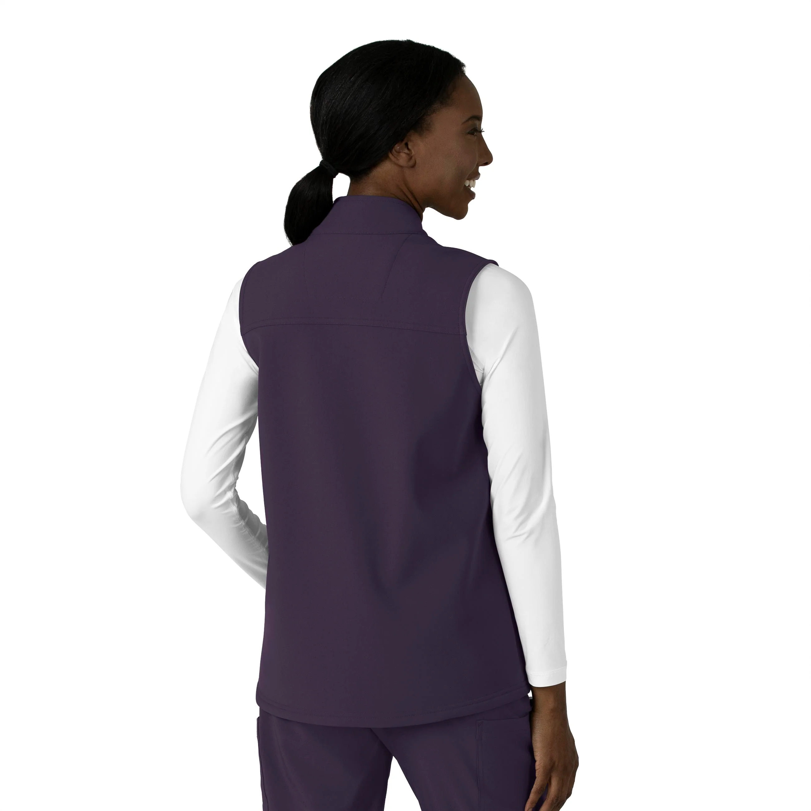 Carhartt Rugged Flex Women's Bonded Fleece Vest - Black Plum - Image 2