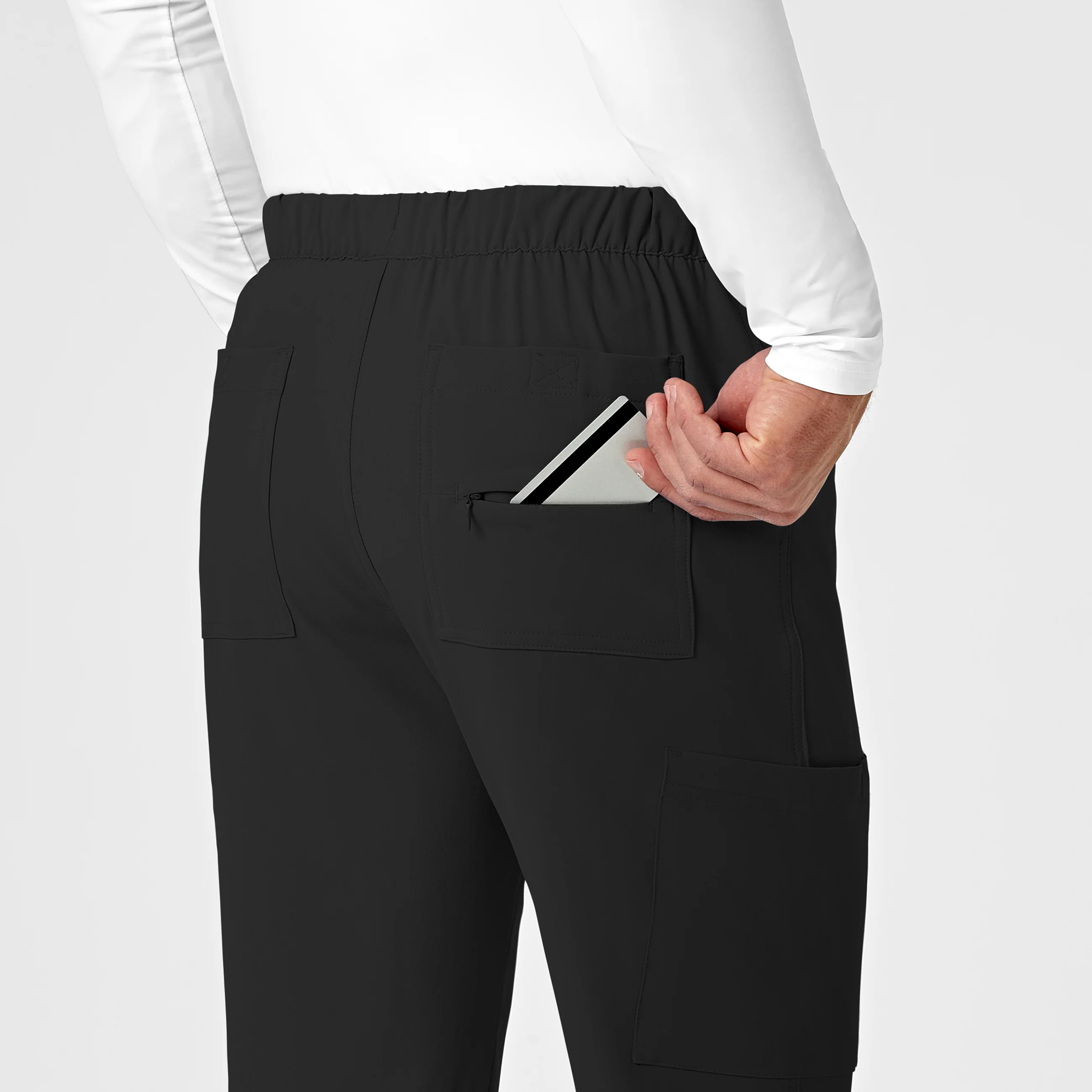 RENEW Men's Jogger Scrub Pant - Black - Image 8