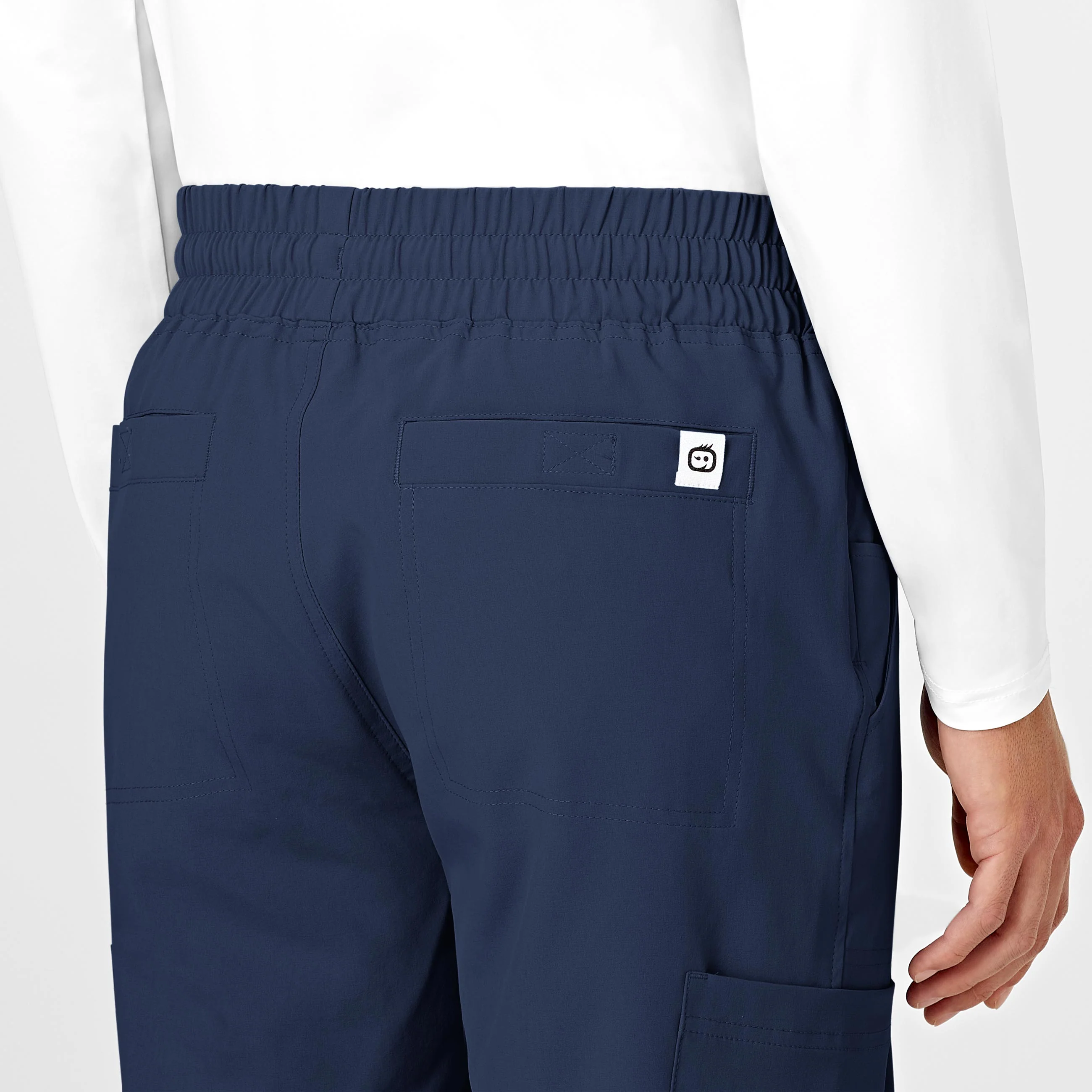 RENEW Mens Straight Slim Scrub Pant - Navy - Image 10