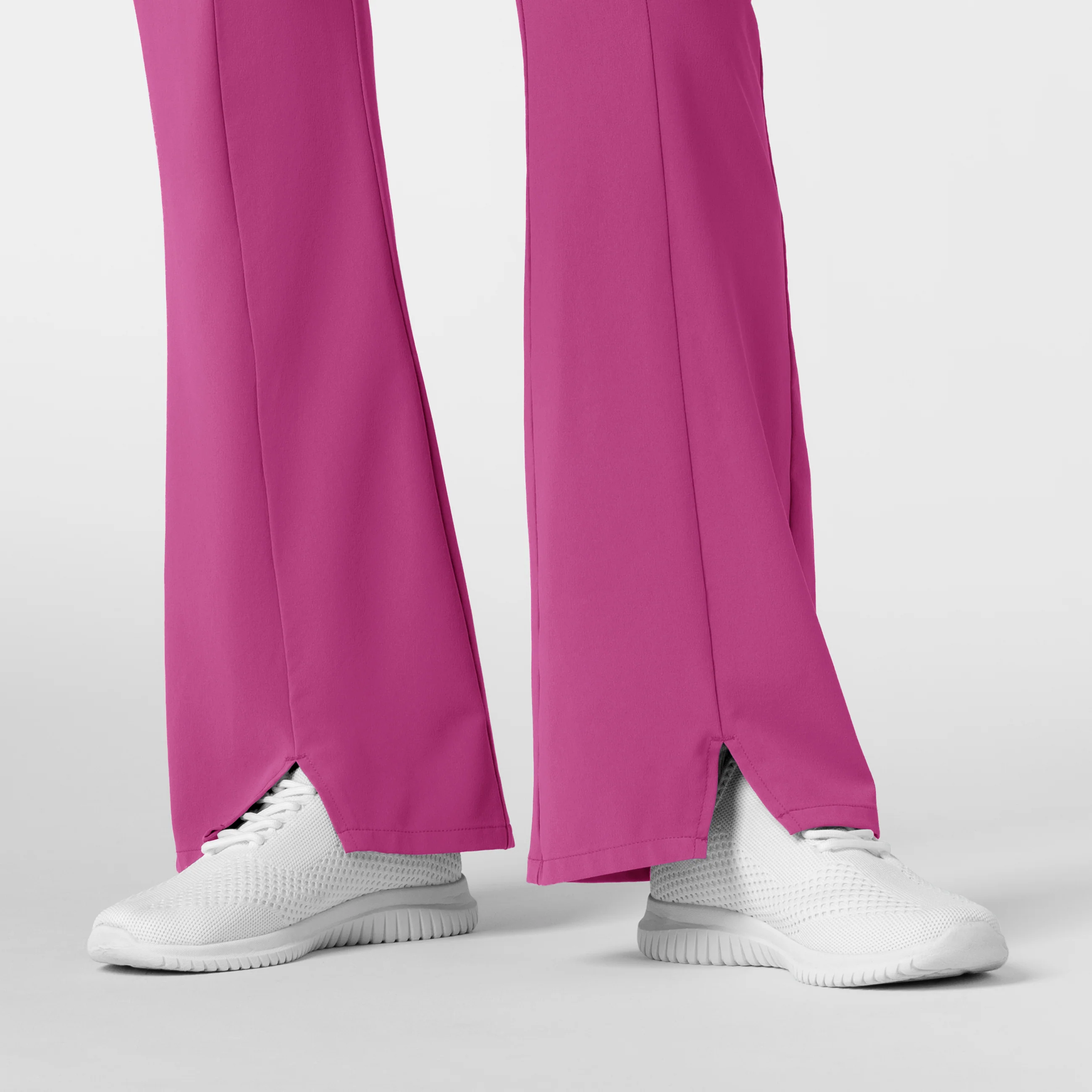 RENEW Women's Cargo Flare Scrub Pant - Raspberry - Image 11