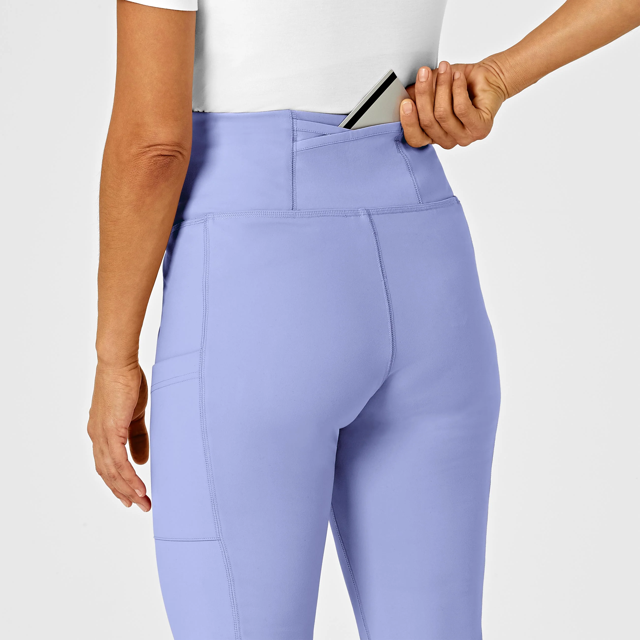 RENEW Women's Straight Leg Yoga Pant - Ceil Blue - Image 9