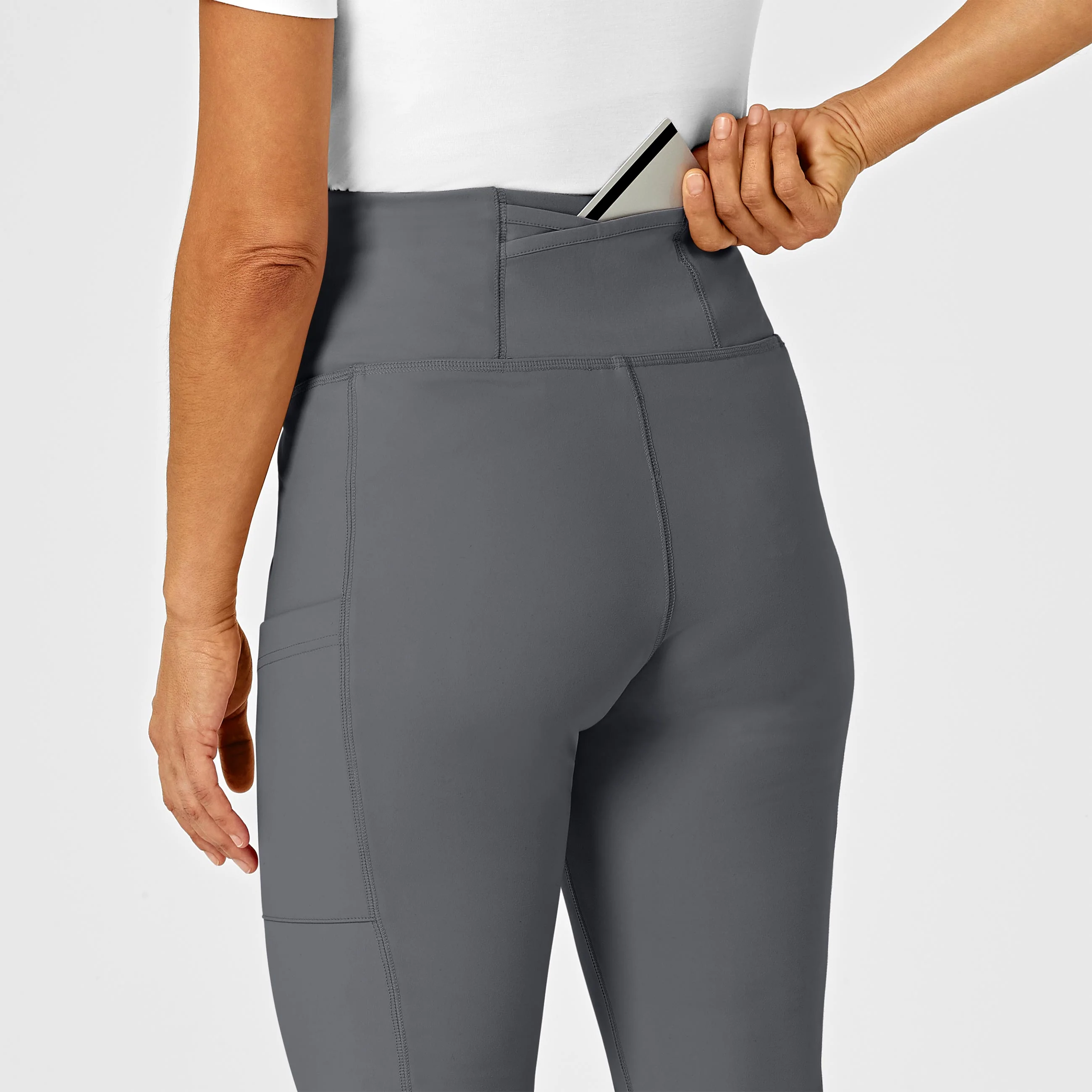 RENEW Women's Straight Leg Yoga Pant - Pewter - Image 9