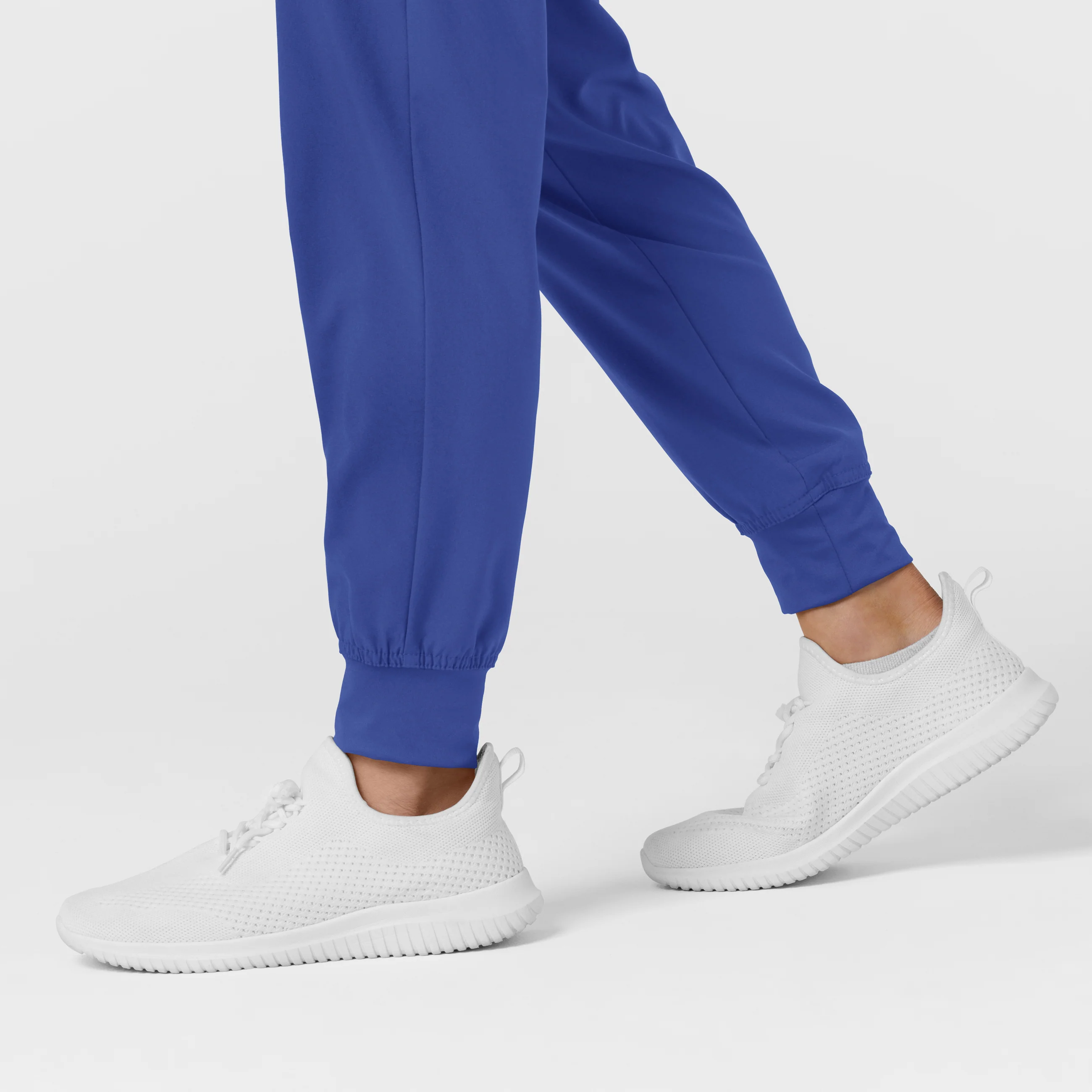 W123 Women's Comfort Waist Cargo Jogger Scrub Pant - Galaxy Blue - Image 9