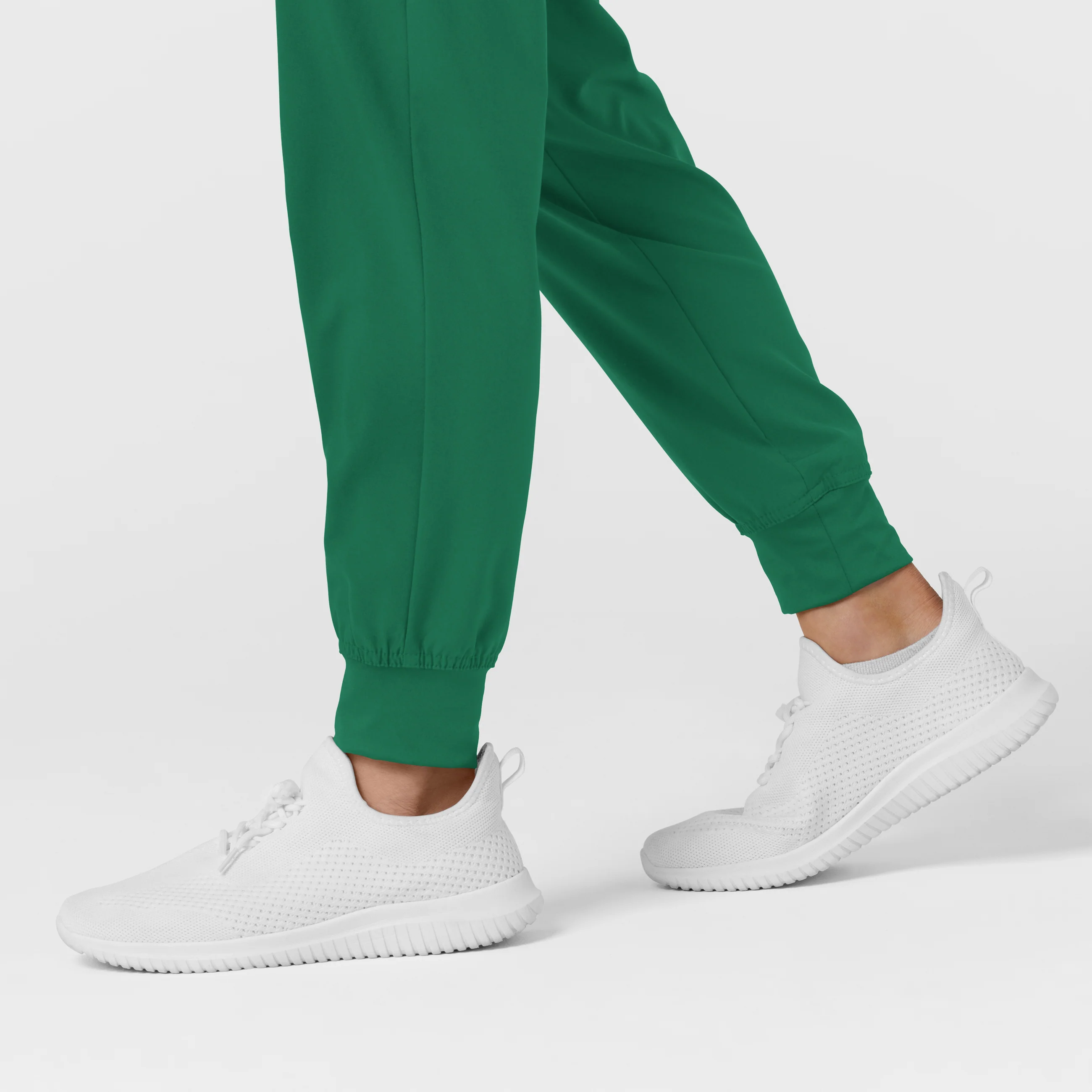 W123 Women's Comfort Waist Cargo Jogger Scrub Pant - Hunter - Image 10