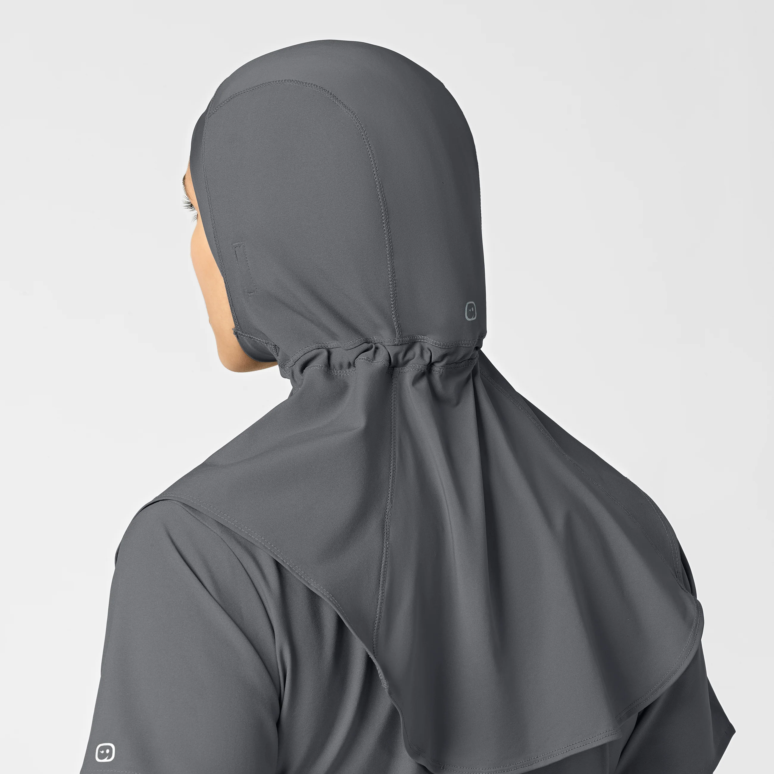 W123 Women's Hijab - Pewter - Image 7