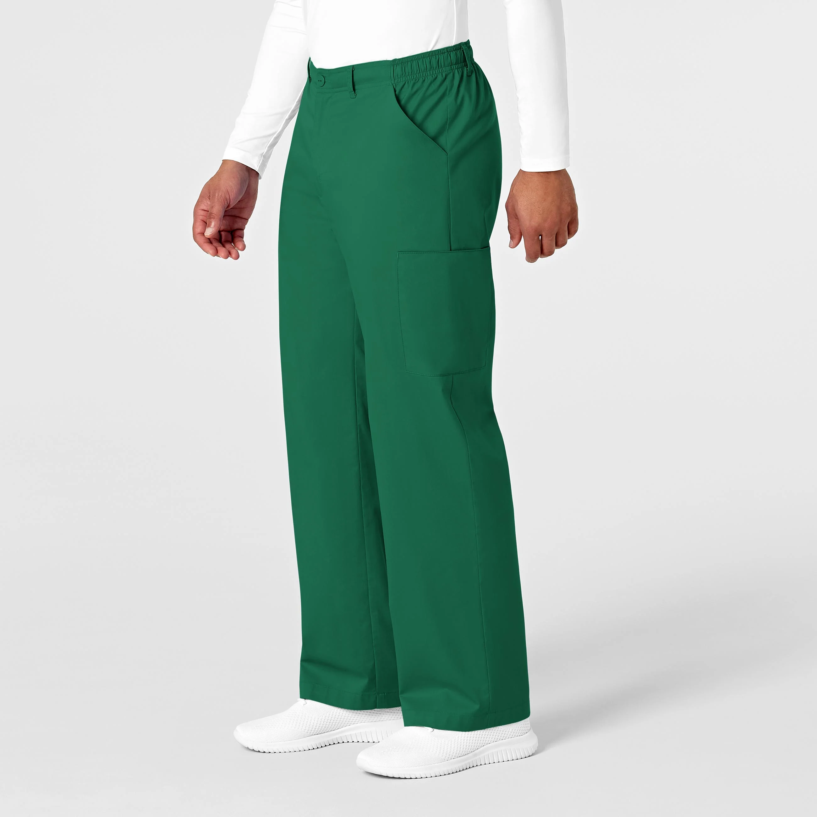 WonderWORK Men's Cargo Scrub Pant - Hunter - Image 4