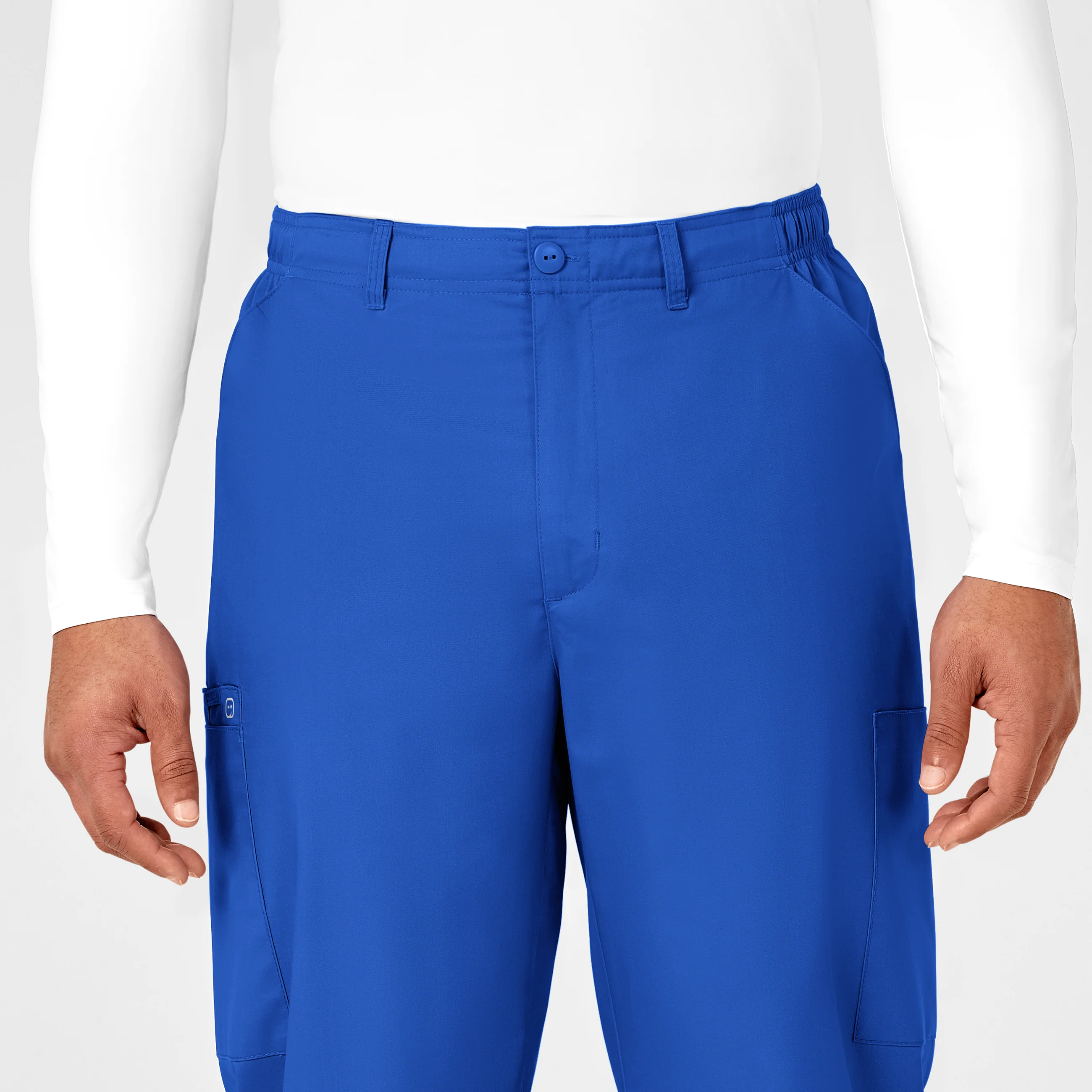 WonderWORK Men's Cargo Scrub Pant - Royal - Image 5