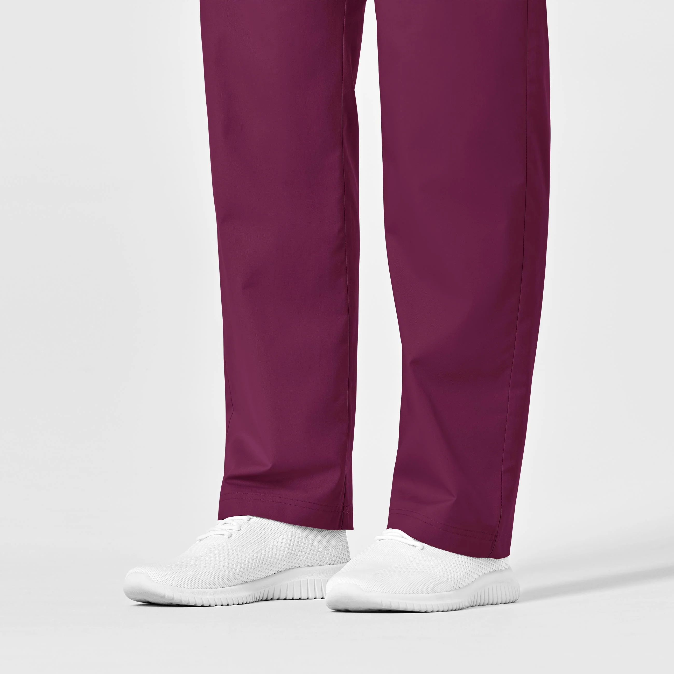 WonderWORK Unisex Drawstring Cargo Scrub Pant - Wine - Image 9
