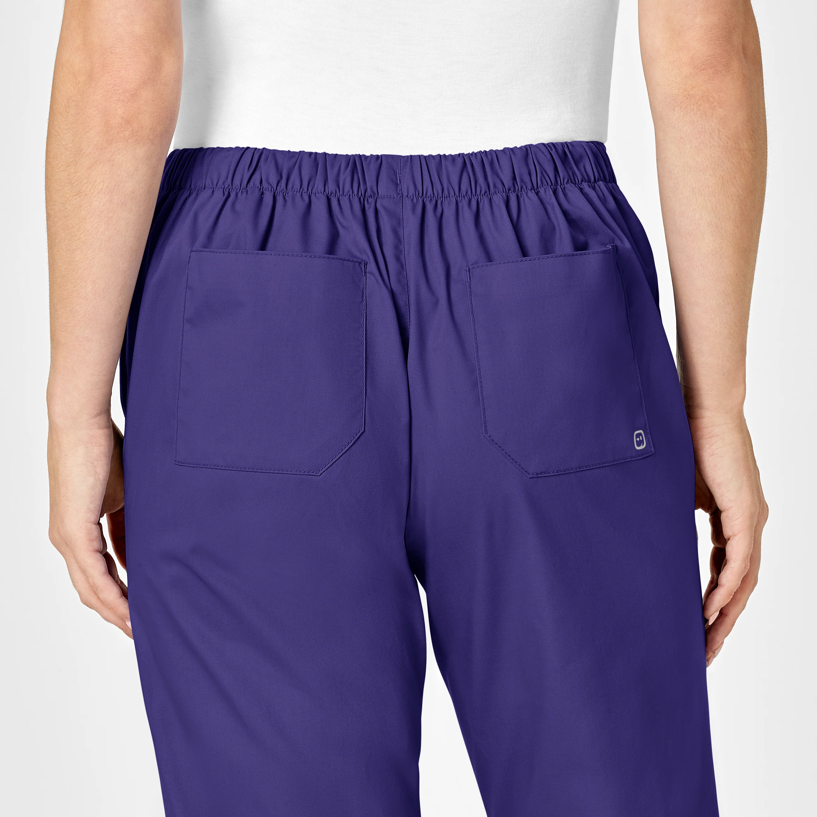 WonderWORK Women's Flare Leg Scrub Pant - Grape - Image 8