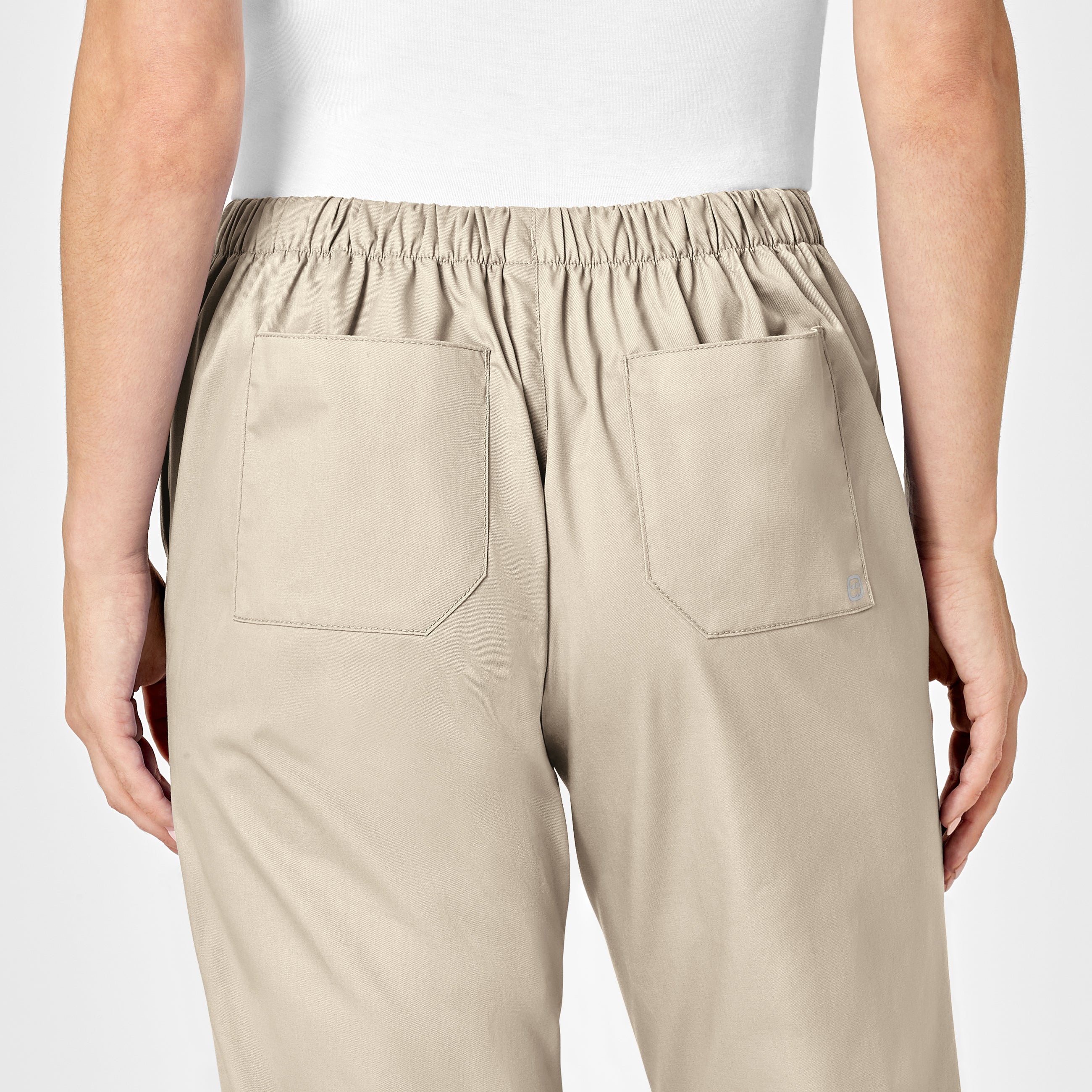WonderWORK Women's Flare Leg Scrub Pant - Khaki - Image 8